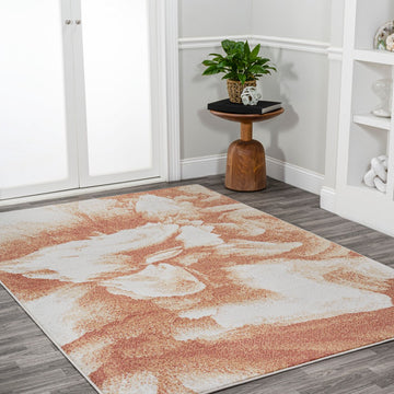Petalo Abstract Two-tone Modern Area Rug